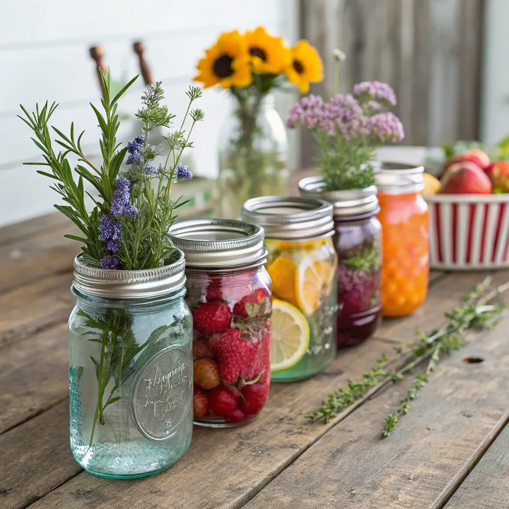 Assorted Mason Jars